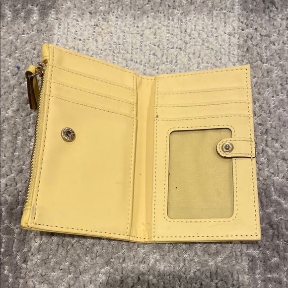 Nanette Lepore Small Yellow Wallet - Picture 4 of 5